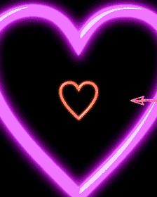 Gif animé coeur fleche